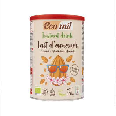 Ecomil | Almond milk no added sugars Instant Bio | 400g