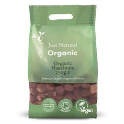 Just Natural Organic | Organic Hazelnuts 250g | 250g