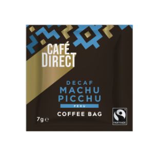 Cafe Direct | Machu Picchu Decaf Coffee Bags | 10 x 7g