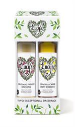 Lucys Dressings | Original French and Lemon & Caper Zesty Dressings Gift Box 500ml | 500ml