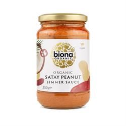 Biona | Satay Spicy Peanut Simmer Sauce Organic 350g | 350g