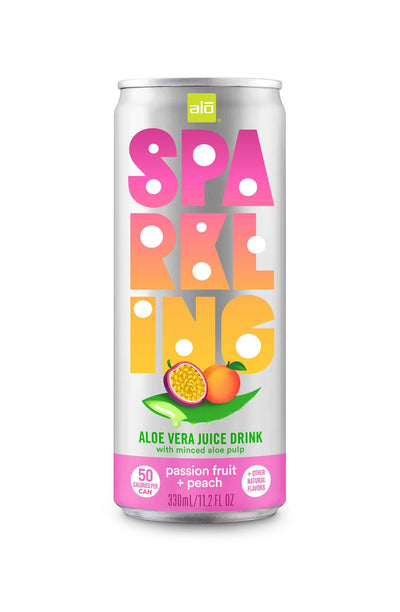 ALO | Sparkling with Passion fruit & Peach juice | 330ml