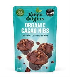 Green Origins | Organic Cacao Nibs (Raw) 100g | 100g