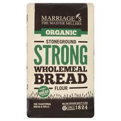 W H Marriage | Organic Strong Stoneground Wholemeal Flour 1000g | 1000g