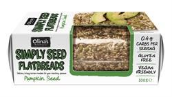 Olinas Bakehouse | Gluten Free Pumpkin Seeds Flatbreads 100g | 100g