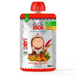 Little Inca | 6m+ Organic Quinoa Happy Orange Puree 100g | 100g