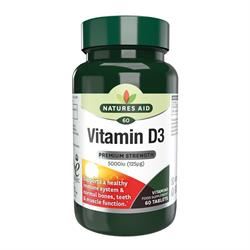 Natures Aid |  Vitamin D3 5000iu 60 Tablets | 60 tablet