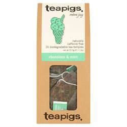 Teapigs | chocolate & mint 15 tea temples | 15bag