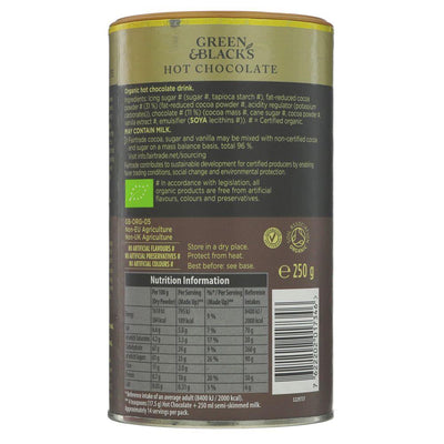 Green & Blacks | Hot Chocolate | 250G