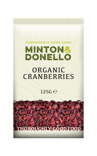 Minton & Donello | Organic Cranberries | 125g