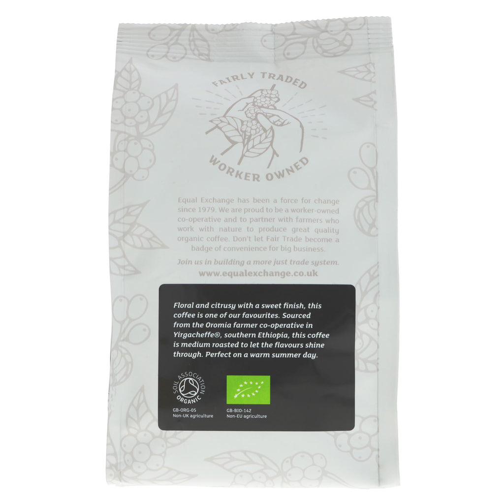 Ethiopia Yirgacheffe | Fairtrade, Organic, Vegan | Floral, Citrus, Sweet Finish | 200g