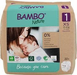 Bambo Nature | Bambo Nature Eco-Nappy Size 1 - 22 Nappies | 418g