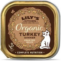 Lilys Kitchen |  Lily's Kitchen Organic Turkey Dinner for Cats 85g | 85g