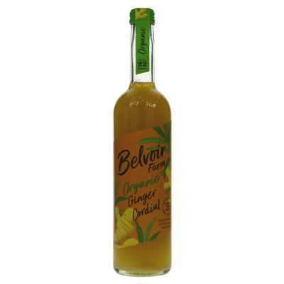 Belvoir's Organic Ginger Cordial: gluten-free, vegan & no added sugar. Made with fresh organic ginger & lemon juice. Mix with water or vodka!