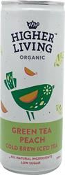 Higher Living | Green Tea Peach Iced Tea | 250ml