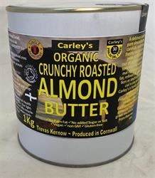 Carley's | Organic CRUNCHY ALMOND Butter 1000g Eco Tin | 1000g