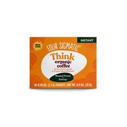 Four Sigma Foods | Mushroom Coffee with Lions Mane & Chaga 10 Sachets | 10 sachet