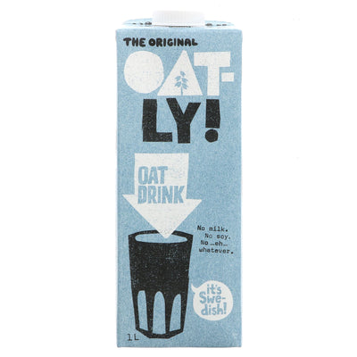 Oatly Enriched - Vegan oat milk with added calcium, high fiber & protein perfect for any recipe.