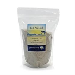 Just Natural Speciality | Fine Celtic Grey Sea Salt (Sel de Guerande) Unrefined 1kg | 1kg