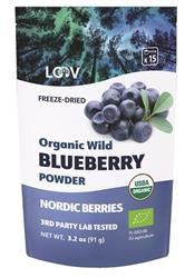 Loov | Organic Wild Blueberry Freeze-Dried Powder 91g | 91g