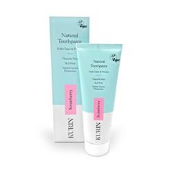 Kurin | Fluoride Free Natural Kids Toothpaste 75ml - Strawberry | 75ml