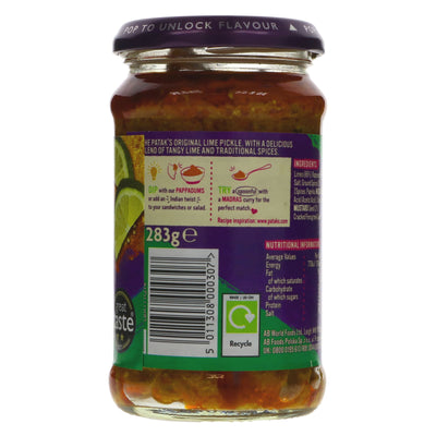 Pataks | Lime Pickle - Medium/hot | 283G