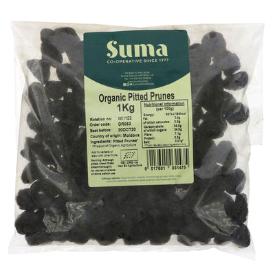 Organic Pitted Prunes. Sweet, chewy, and perfect for snacking or baking. Vegan.