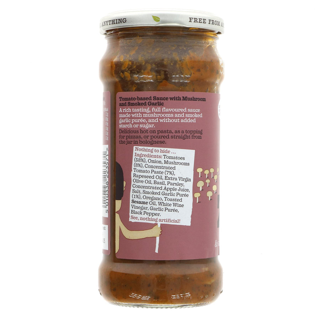 Zest | Mushroom & Garlic Pasta Sauce | 340G