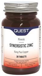 Quest | SYNERGISTIC ZINC 15mg | 30 tablet