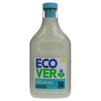 Ecover Fabric Softener Rose - 1.5 ltr | Vegan & Eco-friendly alternative to traditional fabric softeners.