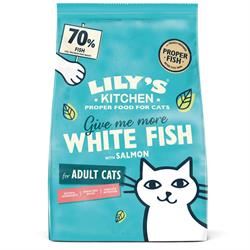 Lilys Kitchen | White Fish & Salmon Dry Cat Food 2kg | 2kg