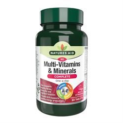 Natures Aid | Multi-Vitamins & Minerals (Vegetarian Antioxidant | 90 tablet