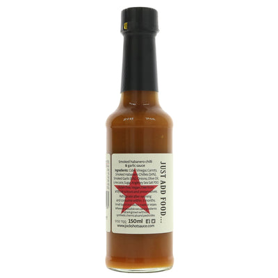 Jock's Hot Sauce | Smoked Habanero Chilli Sauce | 150ML