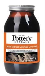 Potters | Malt Extract & Cod Liver Oil & Honey & Butterscotch 650g | 650g