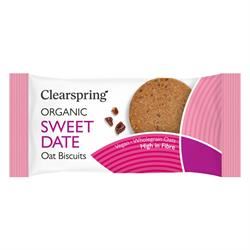 Clearspring | Organic Oat Biscuits - Sweet Date 40g | 40g