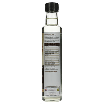 Natures Aid | Liquid Coconut Oil - Premium - 93% MCTs, great for cooking | 250ml