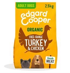 Edgard and Cooper | Dry Dog Food Organic Turkey & Chicken 2.5kg | 2500g