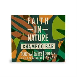 Faith in Nature | Shea & Argan Shampoo Bar 85g | 85g