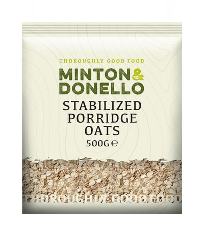 Minton & Donello | Stabilized Porridge Oats | 500g