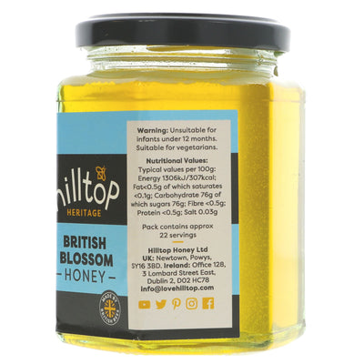 Hilltop Honey | British Blossom Honey | 340g