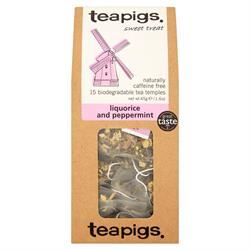 Teapigs | liquorice & mint 15 tea temples | 15bag