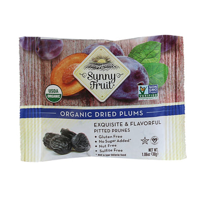 Sunny Fruit | Organic Prunes Snack Packs | 6x30g