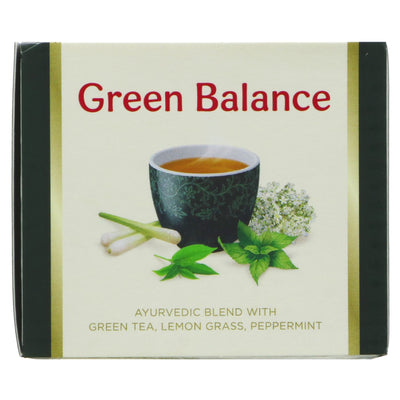 Yogi Tea | Green Balance - Green Tea, L\grass, Peppermint | 17 bags