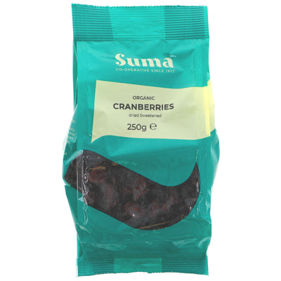 Suma | Cranberries - organic - Great for cooking & snacking | 250g