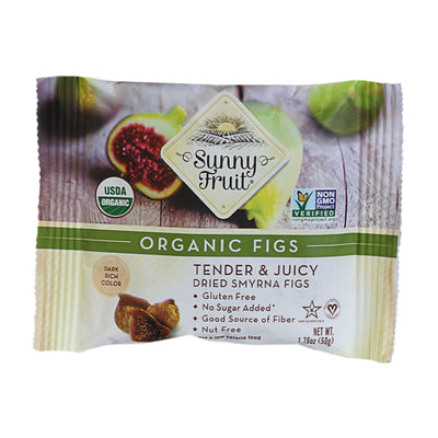 Sunny Fruit | Organic Figs Snack Packs | 6x50g