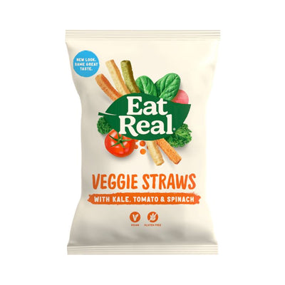 Eat Real | Veggie Straws - Kale, Tomato & Spinach | 22g