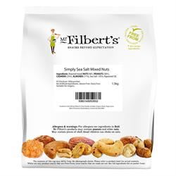 Mr Filberts | Mr Filberts Simply Sea Salt Mixed Nuts 1.5kg | 1bag