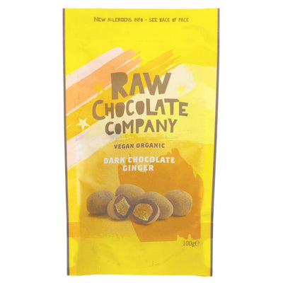 Raw Chocolate Company | Raw Chocolate Covered Ginger | 100G