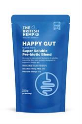 British Hemp Co | Happy Gut Super Soluble Prebiotic Blend - 250g | 250 gpouches