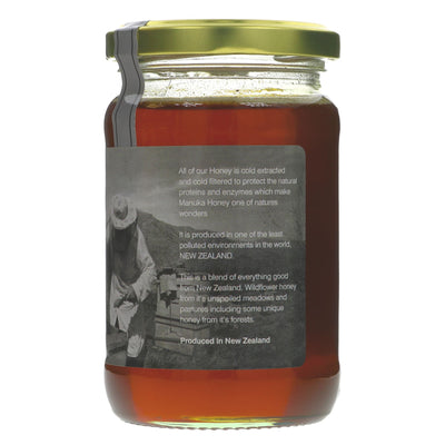 Littleover Apiaries Manuka Wildflower Honey, 340g - rich & delicious. Perfect for tea, toast, and yogurt. No VAT.